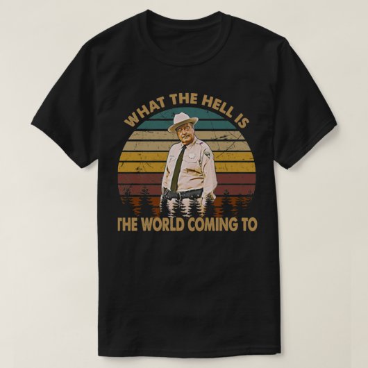 Was zum Henker Smokey das Bandit Lächeln Gesicht K T-Shirt (Design vorne)