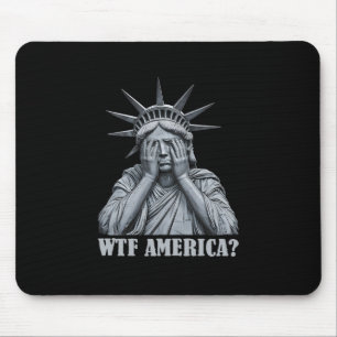 Was zum Teufel Amerika Anti-Trump-Politik und Demo Mousepad