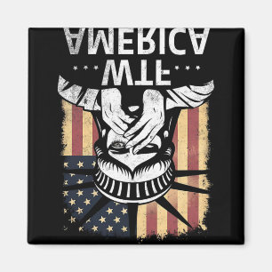 Was zum Teufel Amerika Anti-Trump-USA Politisch Un Magnet