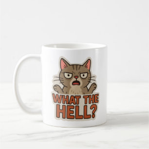 Was zum Teufel ? lustige Katze Kaffeetasse