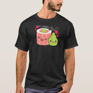 Wasa Bae Sushi und Wasabi T-Shirt