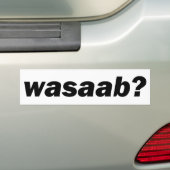 wasaab? autoaufkleber (Auf Auto)