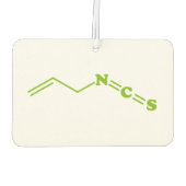 Wasabi Allyl Isothiocyanat Molekulare Formel Autolufterfrischer (Rückseite)