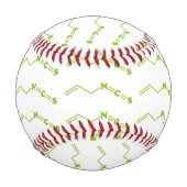 Wasabi Allyl Isothiocyanat Molekulare Formel Baseball (Rückseite)