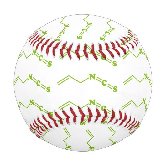 Wasabi Allyl Isothiocyanat Molekulare Formel Baseball (Vorderseite)