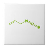 Wasabi Allyl Isothiocyanat Molekulare Formel Fliese (Vorderseite)