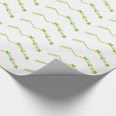 Wasabi Allyl Isothiocyanat Molekulare Formel Geschenkpapier (Ecke)