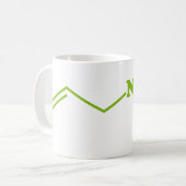 Wasabi Allyl Isothiocyanat Molekulare Formel Kaffeetasse (Vorderseite Links)