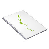 Wasabi Allyl Isothiocyanat Molekulare Formel Notizblock (Rechte Seite)