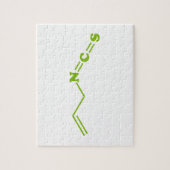 Wasabi Allyl Isothiocyanat Molekulare Formel Puzzle (Vertikal)