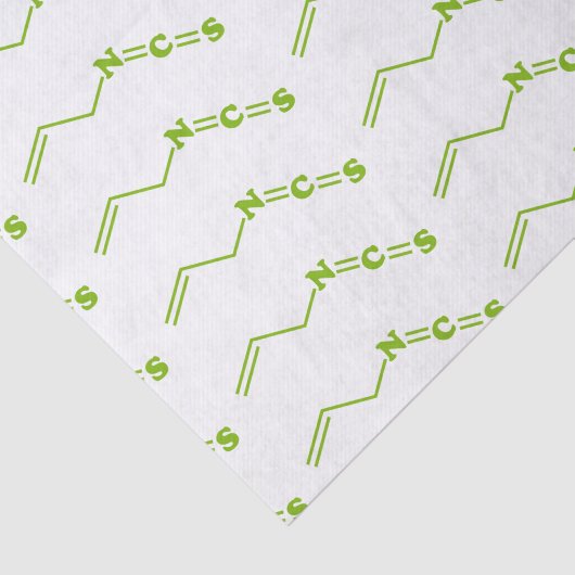 Wasabi Allyl Isothiocyanat Molekulare Formel Seidenpapier (Ausschnitt)