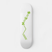 Wasabi Allyl Isothiocyanat Molekulare Formel Skateboard (Vorderseite)