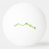 Wasabi Allyl Isothiocyanat Molekulare Formel Tischtennisball (Vorderseite)
