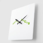 Wasabi Allylisothiocyanat Molekulare Formel Quadratische Wanduhr (Winkel)