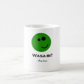Wasabi Erbse - lustig Kaffeetasse (Mittel)