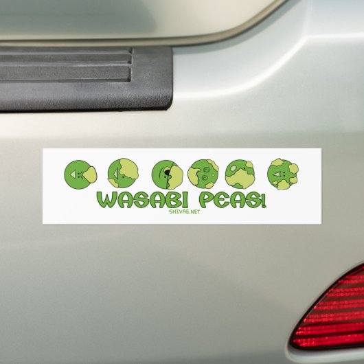 Wasabi ERBSEN! Autoaufkleber (Auf Auto)