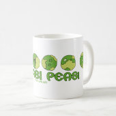 Wasabi ERBSEN! Kaffeetasse (VorderseiteRechts)