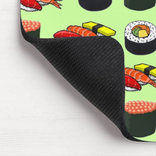 Wasabi Green Sushi Mousepad (Ecke)