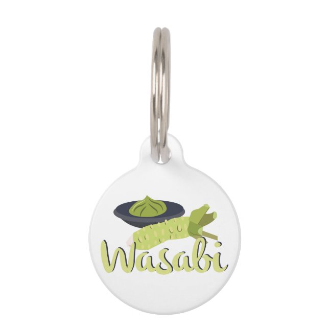 Wasabi Haustiermarke (Vorderseite)