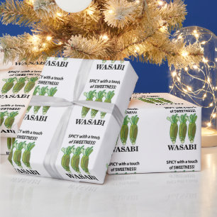 Wasabi Scharf Mit Einer Note Von Süße Wasabi Geschenkpapier