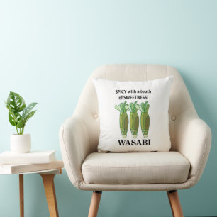 Wasabi Scharf Mit Einer Note Von Süße Wasabi Kissen
