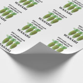 Wasabi scharf mit einer Touch von Süße Wasabi Geschenkpapier (Ecke)