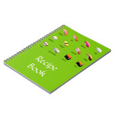 Wasabi Sushi Japanisch niedliches Essen Notizblock (Linke Seite)