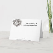 WASABI Uhren Karte (Rückseite)