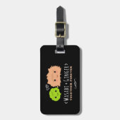 Wasabi und Ginger zusammen Forever Gepäckanhänger (Vorderseite vertikal)