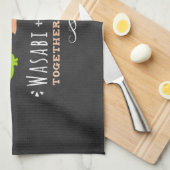 Wasabi und Ingwer zusammen für immer Handtuch (Viertel Falte)