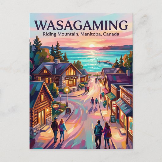 Wasagaming Canada Postkarte (Vorderseite)