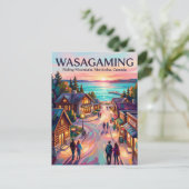 Wasagaming Kanada Postkarte (Stehend Vorderseite)