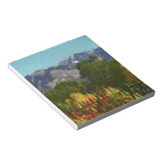 Wasatch Mountain Herbst in Utah Notizblock (angewinkelt)