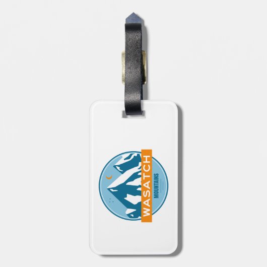 Wasatch Mountains Utah Gepäckanhänger (Rückseite vertikal)