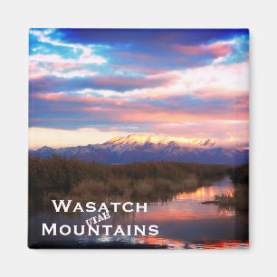 Wasatch Mountains, Utah Landschaft Magnet