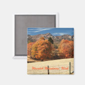 Wasatch Mountains, Utah Magnet (Vorderseite/Rückseite)