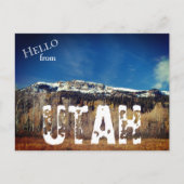 Wasatch Mountains, Utah Postkarte (Vorderseite)