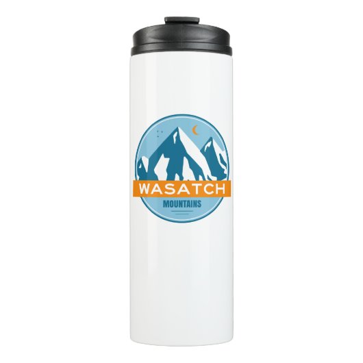 Wasatch Mountains Utah Thermosbecher (Vorderseite)
