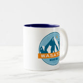 Wasatch Mountains Utah Zweifarbige Tasse (VorderseiteRechts)