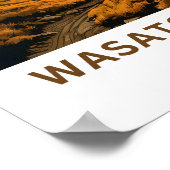 Wasatch Range Utah Travel Print Poster (Ecke)