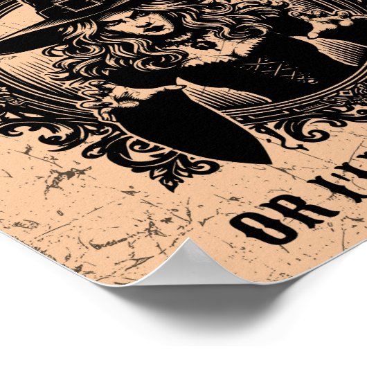 Wasch dir die Hände, oder ich verfluche dich im so Poster (Ecke)