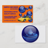 Waschanlage-Dienstleistungsunternehmen-Karten Visitenkarte (Vorne/Hinten)