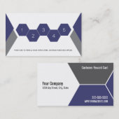 Waschanlage-Kunde vergütet Visitenkarte Treuekarte (Vorne/Hinten)