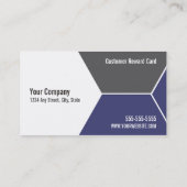 Waschanlage-Kunde vergütet Visitenkarte Treuekarte (Rückseite)