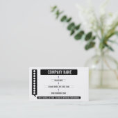 Waschanlage-Loyalitäts-Visitenkarte-Lochkarte Treuekarte (Stehend Vorderseite)