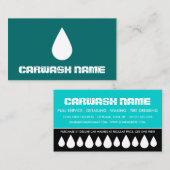 WaschanlageLochkarte Treuekarte (Vorne/Hinten)