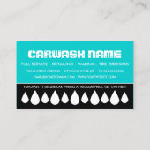 WaschanlageLochkarte Treuekarte (Rückseite)