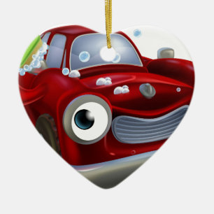 Waschanlagemaskottchen Keramikornament