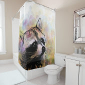 Waschbär 23 duschvorhang (Beispiel)