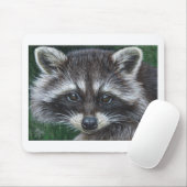 Waschbär #3 mousepad (Mit Mouse)